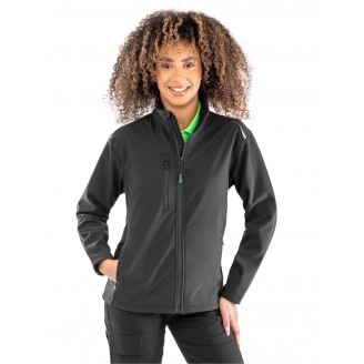 Women's Recycled 3-Layer Printable Softshell Jacket