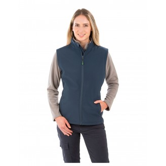 Ladies' Recycled 2-Layer Printable Softshell Bodywarmer