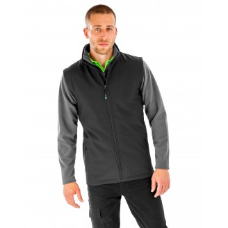 Men's Recycled 2-Layer Printable Softshell Bodywarmer
