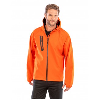 3-Layer Recycled Printable Casual Hooded Softshell