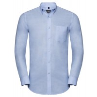 Men's Long Sleeve Tailored Button-Down Oxford Shirt