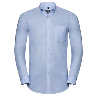 Men's Long Sleeve Tailored Button-Down Oxford Shirt