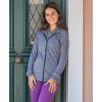 Spiro Fitness Womens Hooded Tee-Jacket