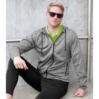 Spiro Fitness Mens Hooded Tee-Jacket