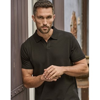 Men's Luxury Stretch V-Neck Polo