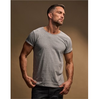 Tee Jays Mens Roll Up Sleeve Tee