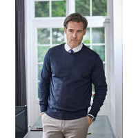Tee Jays Mens Crew Neck Knitted Sweater