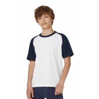 B&C Kids S/Sleeve Baseball Tee