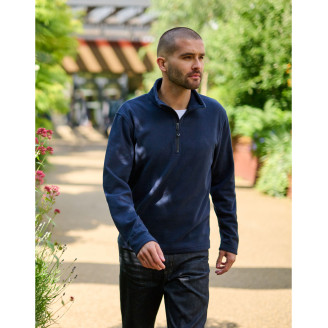 100% Recycled Half Zip Fleece