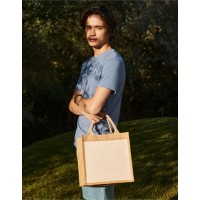 Westford Mill Pocket Jute Midi Tote