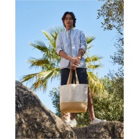 Westford Mill Jute Base Canvas Tote