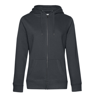 B&C Womens Queen Zipped Hooded Sweat