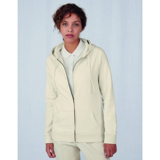 B&C Womens Organic Zipped Hood