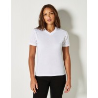 Women's Short Sleeve Subli Plus V-Neck T-Shirt