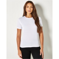 Women's Short Sleeve Subli Plus Round Neck T-Shirt