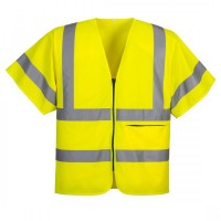 Half Sleeve Zip Vest