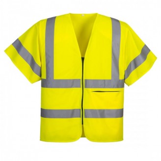 Half Sleeve Zip Vest