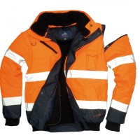 Hi-Vis Contrast Bomber Jacket