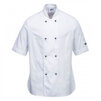 Rachel Ladies Short Sleeve Chefs Jacket