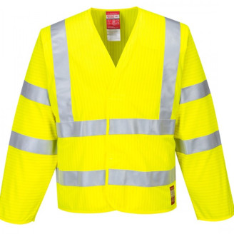 Hi-Vis Anti Static Jacket - Flame Resistant