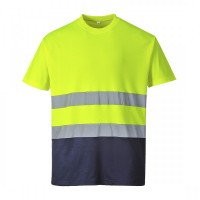 Two Tone Cotton Comfort T-shirt