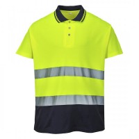Two Tone Cotton Comfort Polo