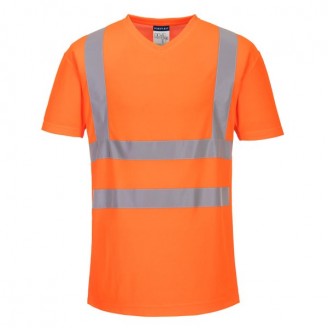Hi-Vis Cotton Comfort Mesh Insert T-Shirt S/S 