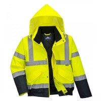 Hi-Vis Two Tone Bomber Jacket