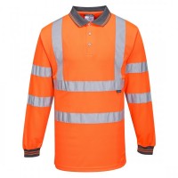 Hi-Vis Long Sleeved Polo