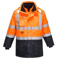 Hi-Vis 7-in-1 Contrast Traffic Jacket