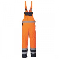 Contrast Bib & Brace - Lined