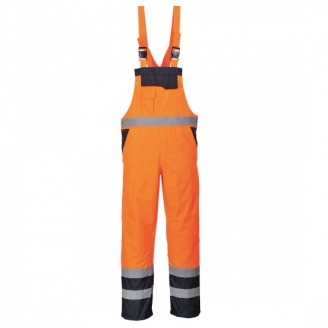 Contrast Bib & Brace - Lined