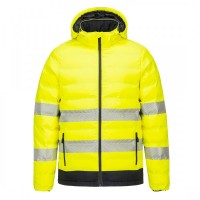 Hi Vis Ultrasonic Heated Tunnel Jacket