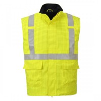 Bizflame Rain Hi-Vis Antistatic FR Bodywarmer