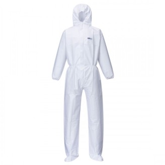 BizTex Microporous Coverall with Boot Covers Type 6/5 ( Box of 50)