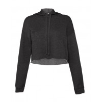 Bella+Canvas Womens Cropped Fleece Hoody