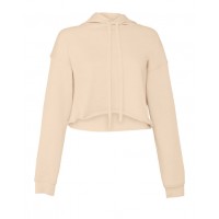 Bella+Canvas Womens Cropped Fleece Hoody