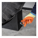 Heavy Duty Rubber-Wheel Chock