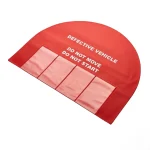 Steering Wheel Safety Cover Red