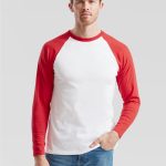 Men's Valueweight Long Sleeve Baseball T-Shirt