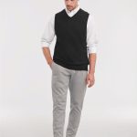 V-Neck Sleeveless Knitted Pullover