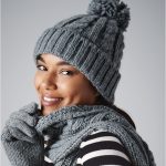 Cable Knit Melange Beanie