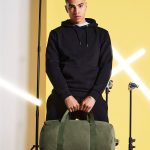 Vintage Canvas Barrel Bag