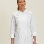 Ladies' Long Sleeve Fitted Chef's Jacket