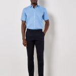 Classic Fit Short Sleeve Business Shirt
