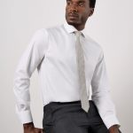 Classic Fit Long Sleeve Cutaway Collar Premium Oxford Shirt