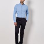 Tailored Fit Superwash 60 Pique Shirt (Long Sleeve)