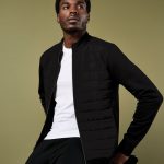 Quilted Full Zip Sweatshirt