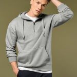 Regular Fit 1/4 Zip Hoodie