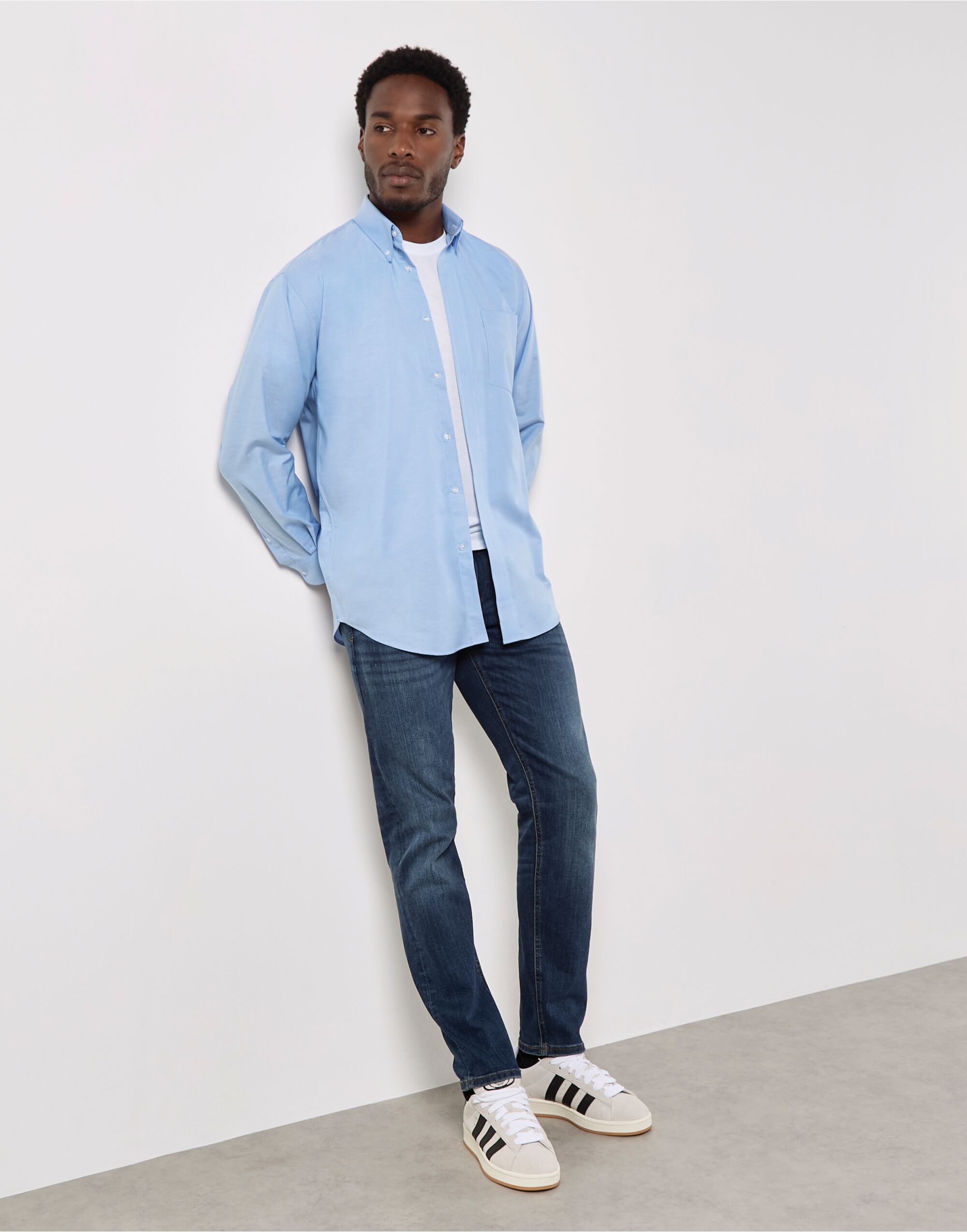 KK351 - prod_73211_kk351_186434.jpg Classic Fit Long Sleeve Workwear Oxford Shirt - Image 1